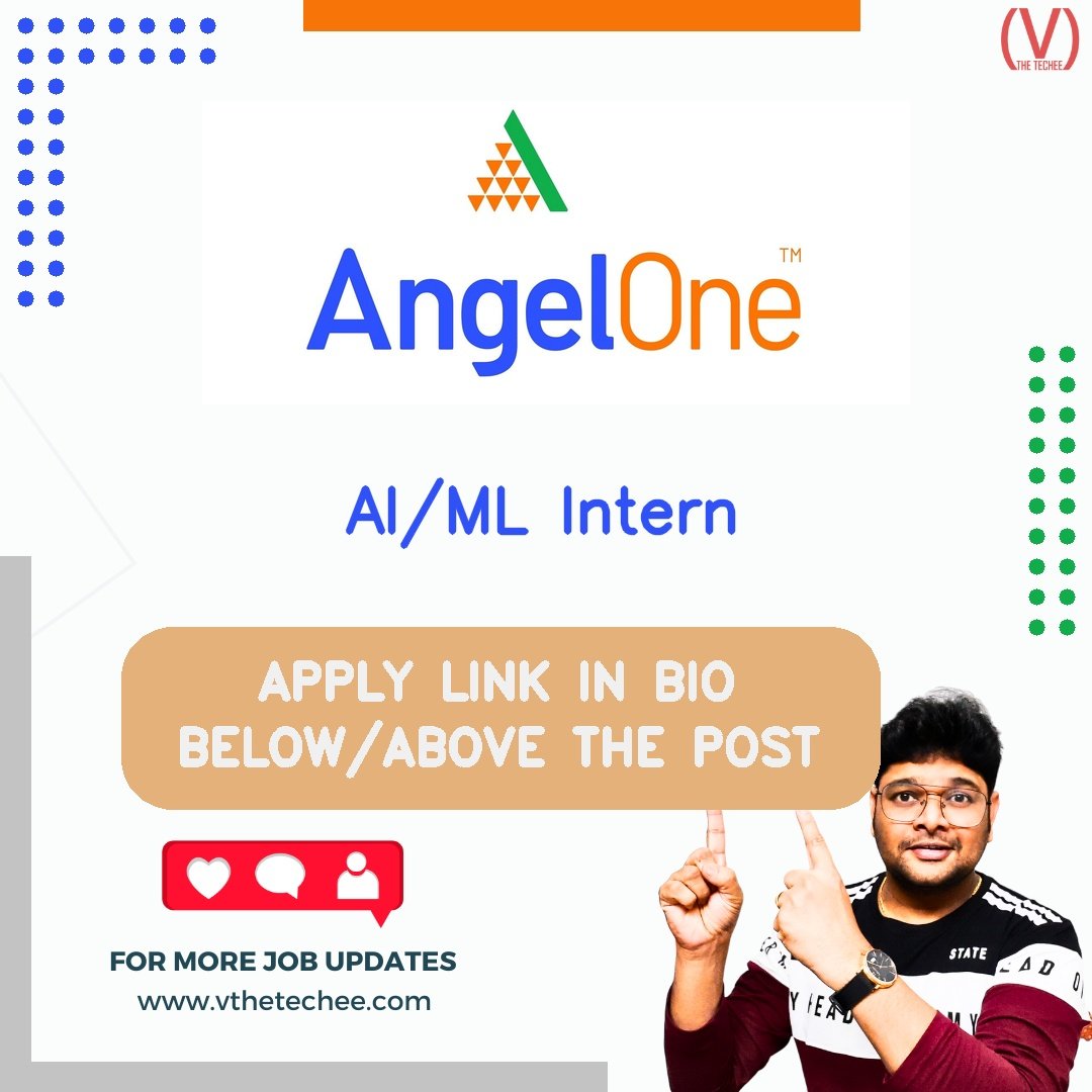 Angel One Limited hiring poster vthetecheejobs