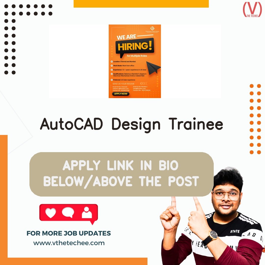 Finulent Solutions LLP hiring poster vthetecheejobs