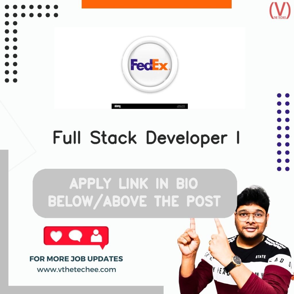 Full Stack Developer I at FedEx
