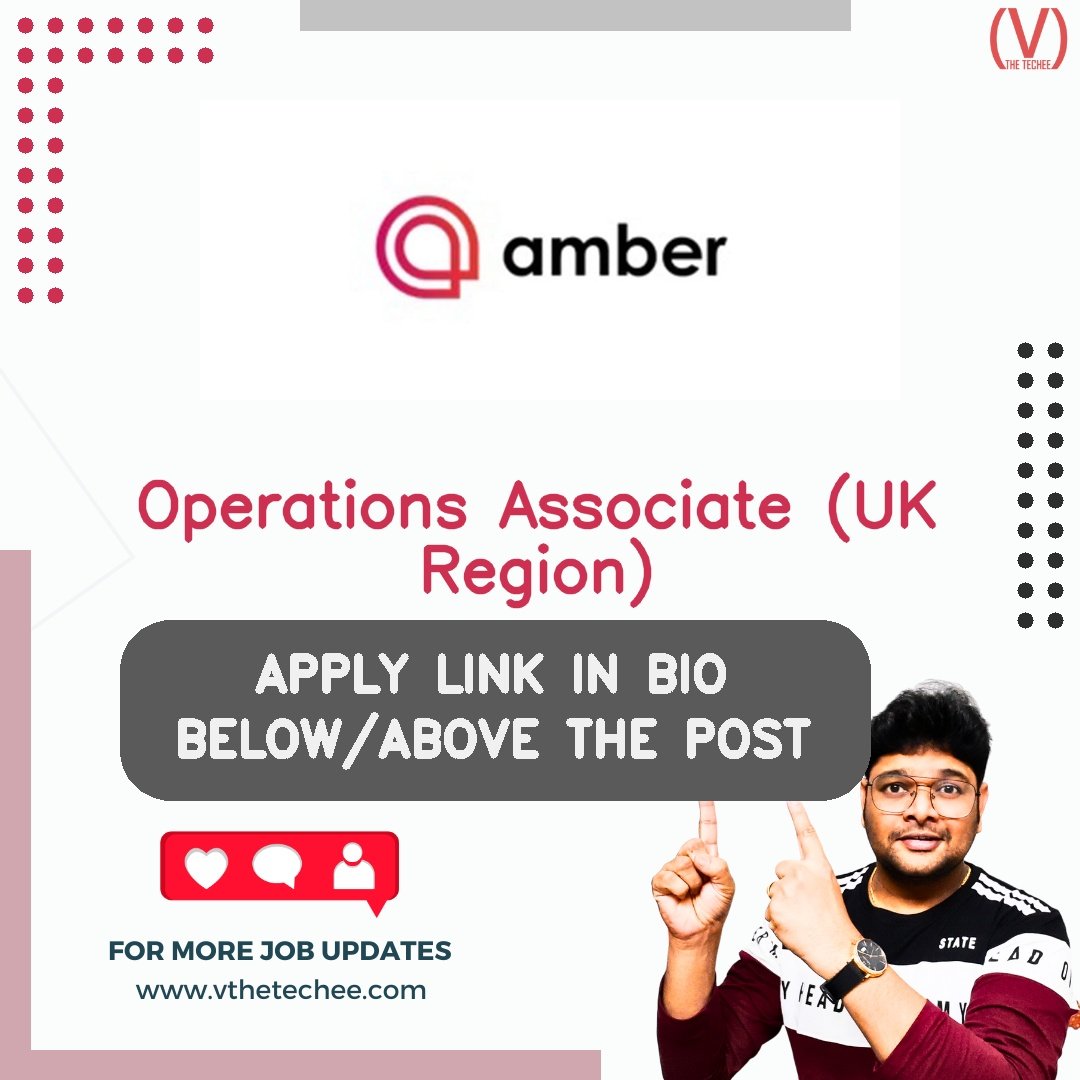 Amberstudent.com hiring poster vthetecheejobs