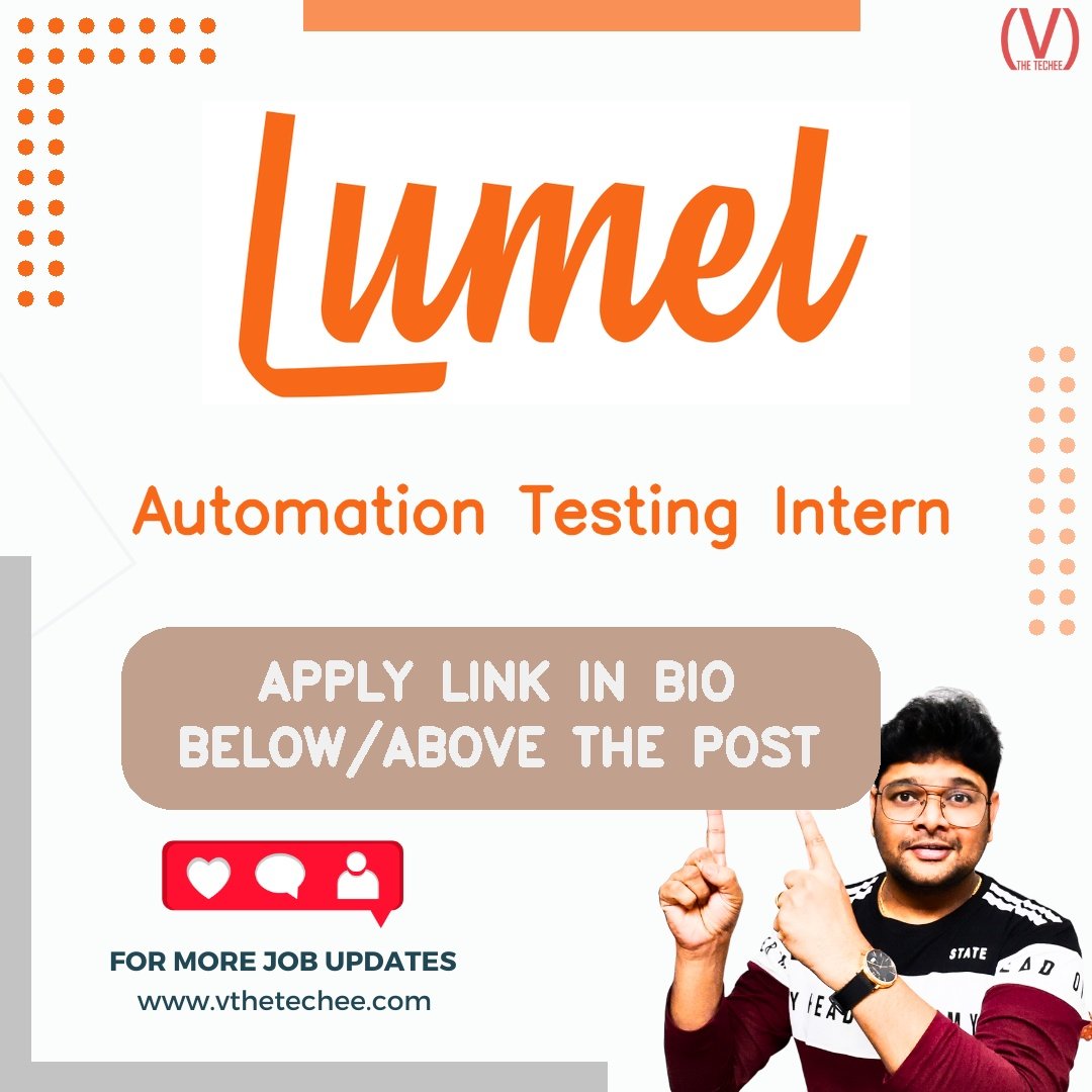 Lumel hiring poster vthetecheejobs