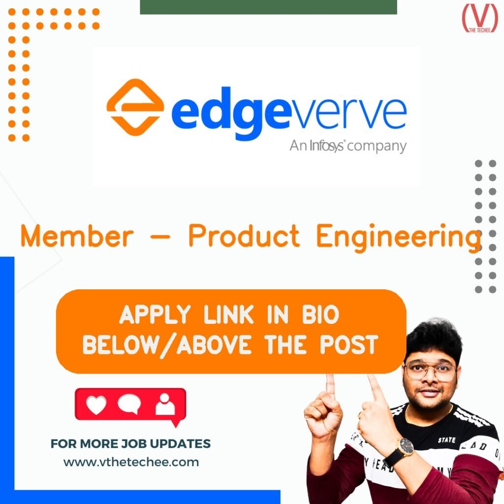 Member - Product Engineering at EdgeVerve Systems Ltd