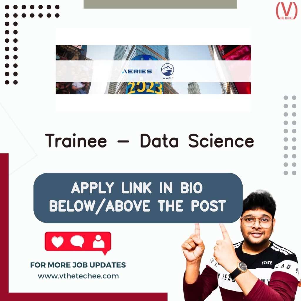 Trainee - Data Science at Aeries Technology