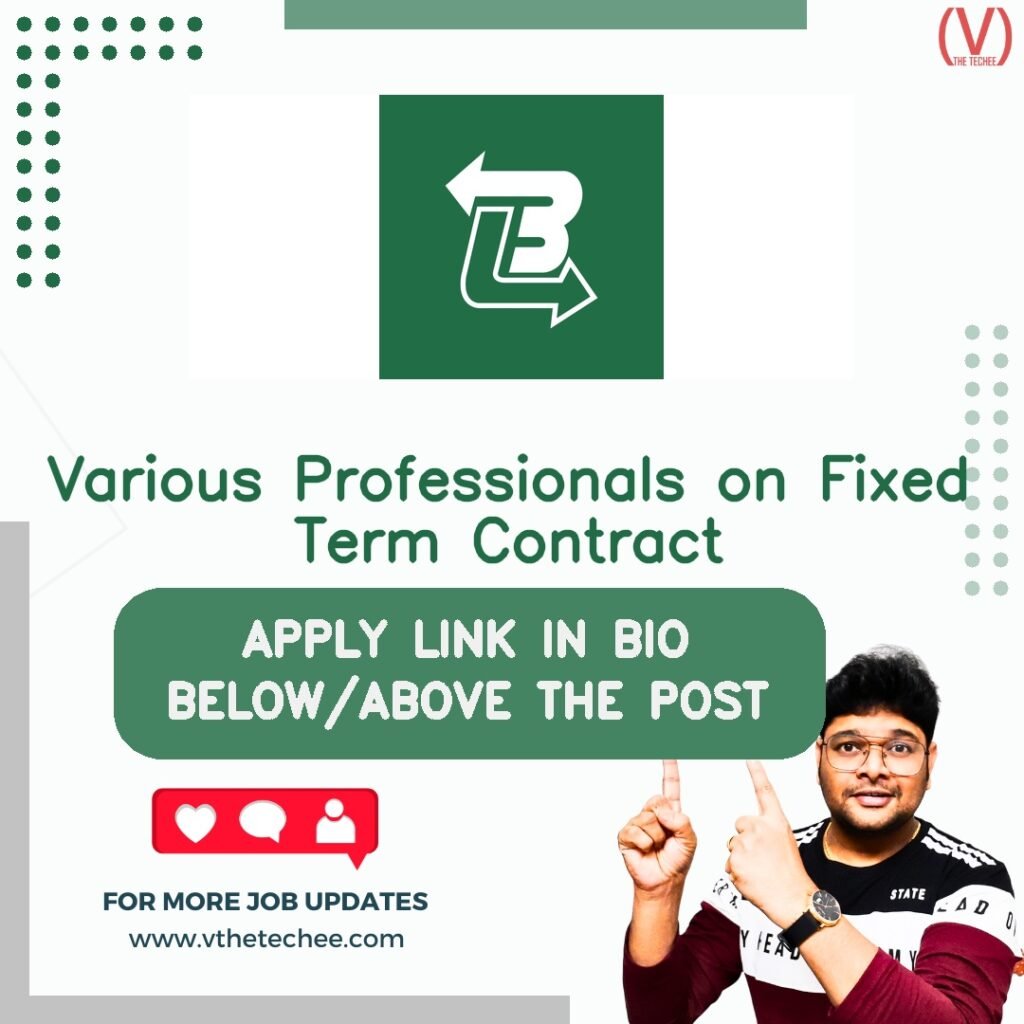 Various Professionals on Fixed Term Contract at Balmer Lawrie & Co. Ltd.
