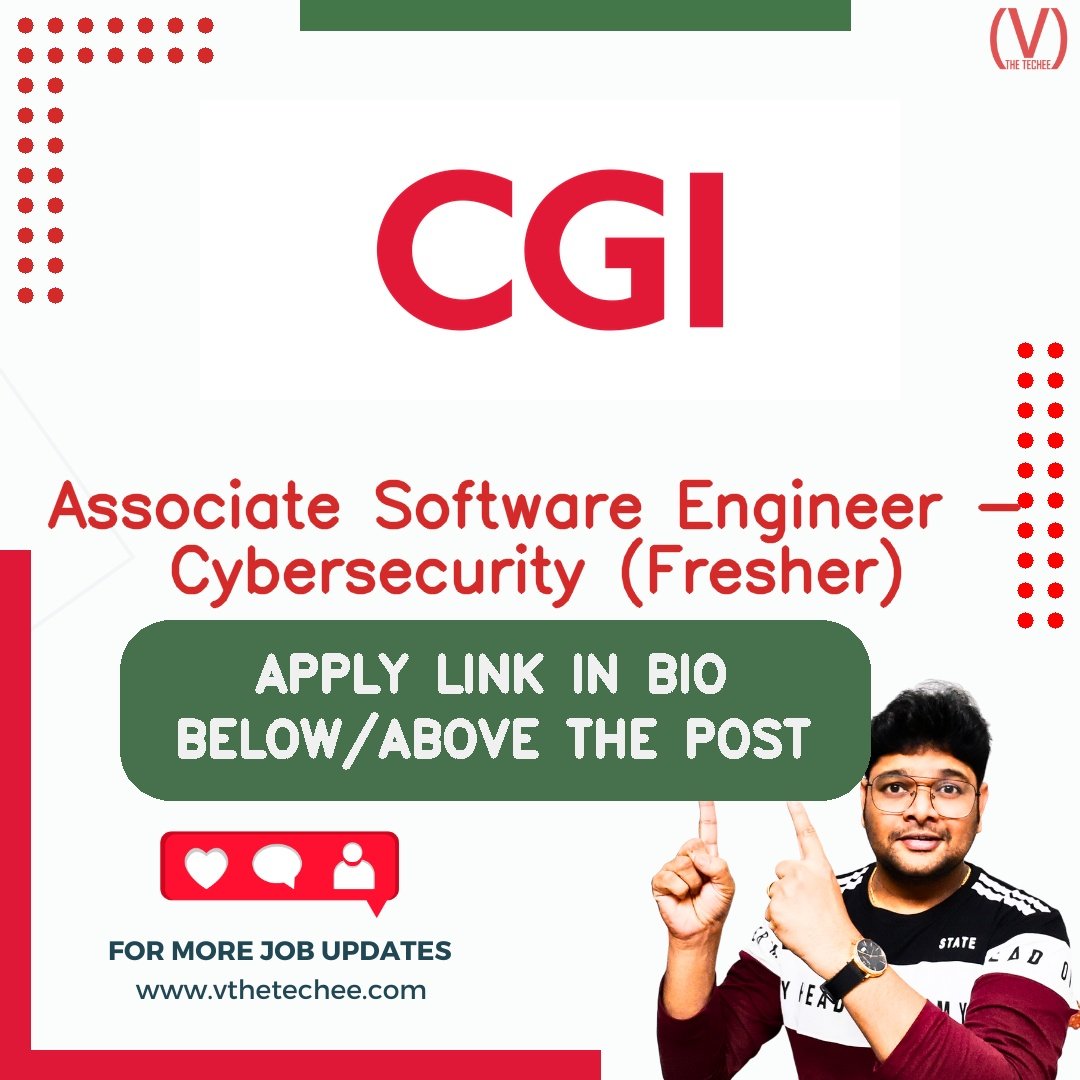 CGI hiring poster vthetecheejobs