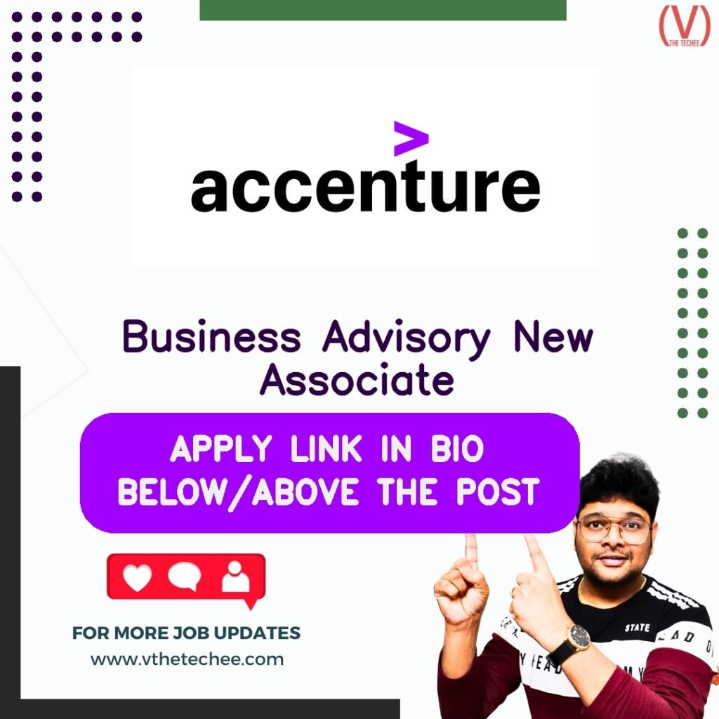 Business Advisory New Associate at Accenture