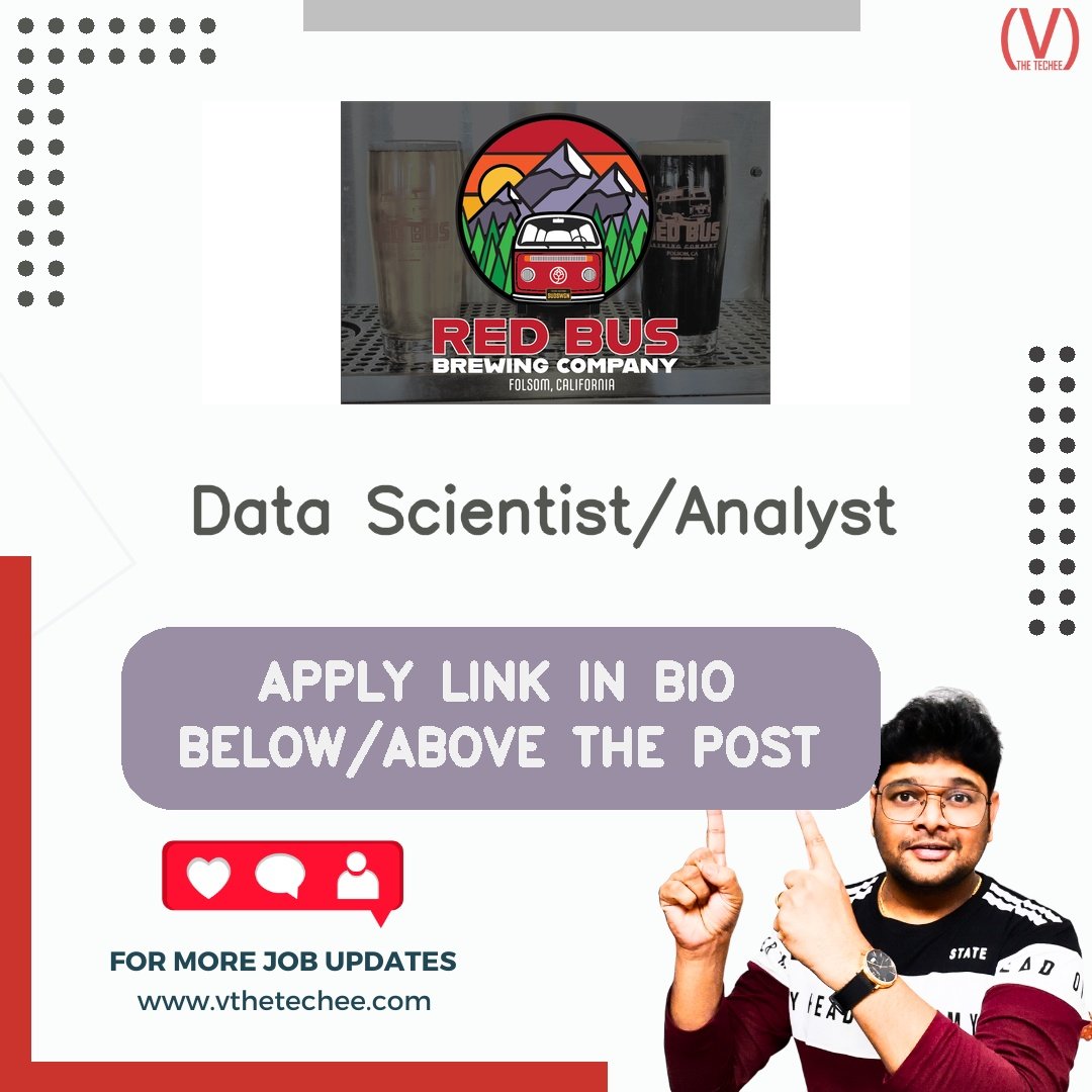 redBus hiring poster vthetecheejobs