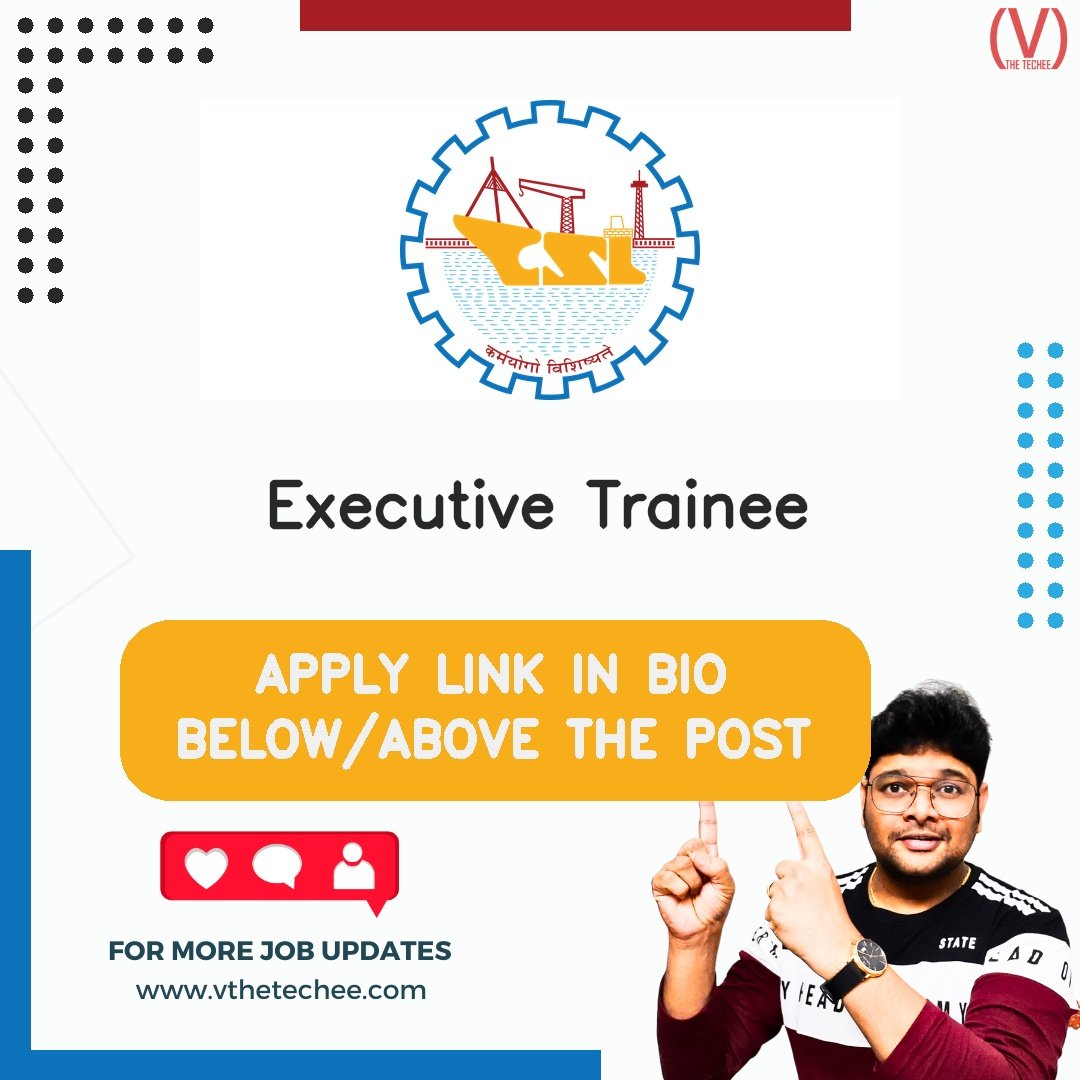 Hooghly Cochin Shipyard Limited hiring poster vthetecheejobs
