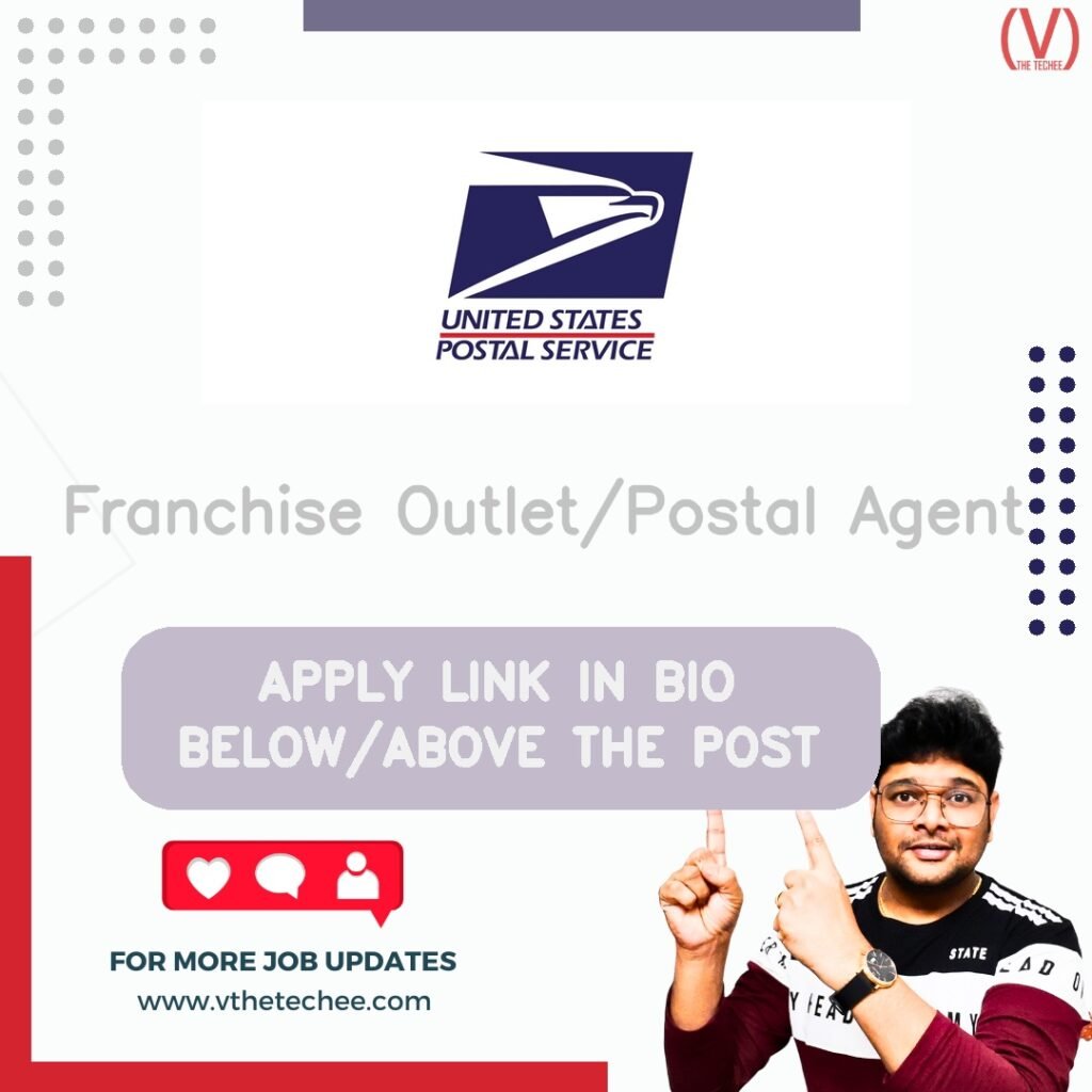 Franchise Outlet/Postal Agent at Department of Posts