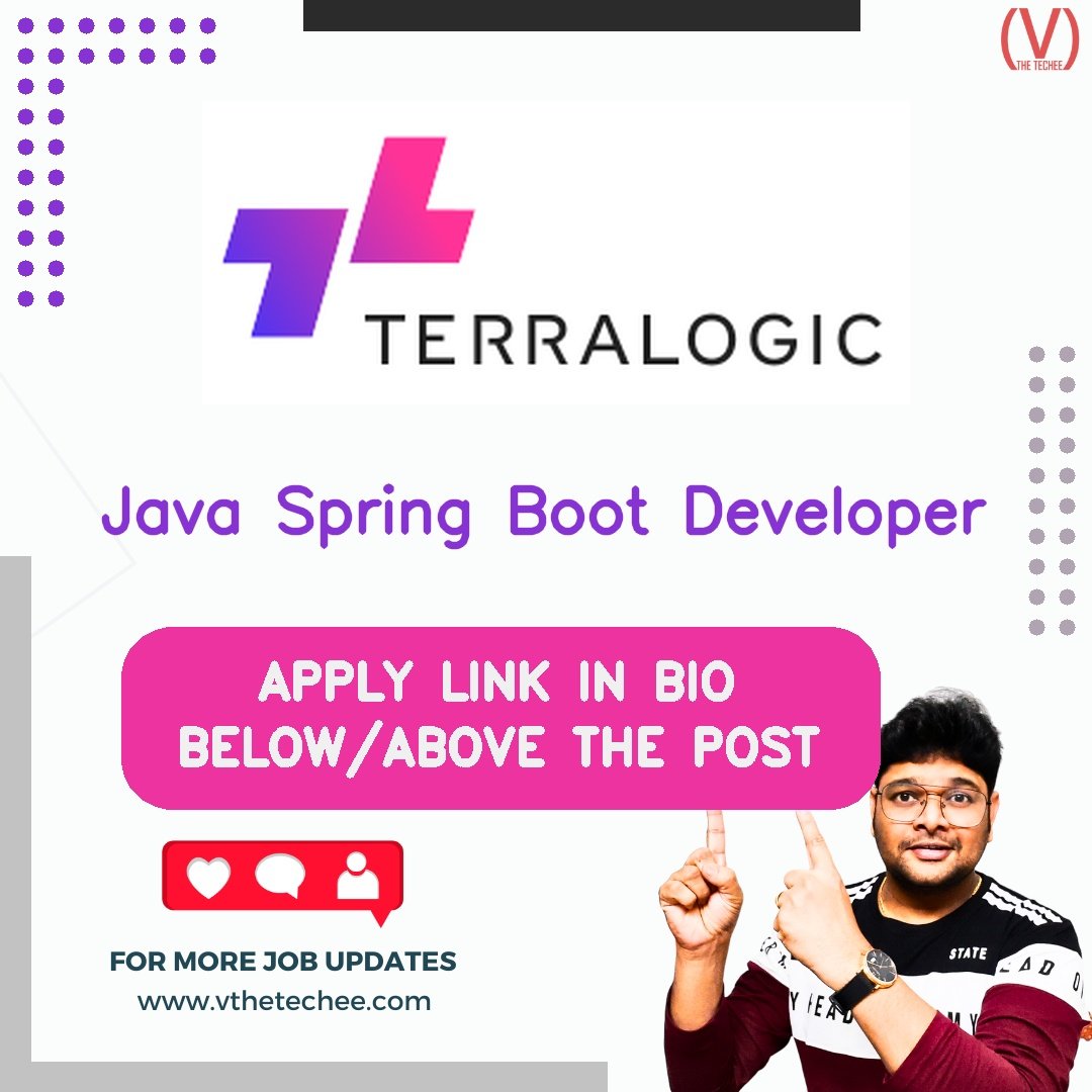 Terralogic hiring poster vthetecheejobs