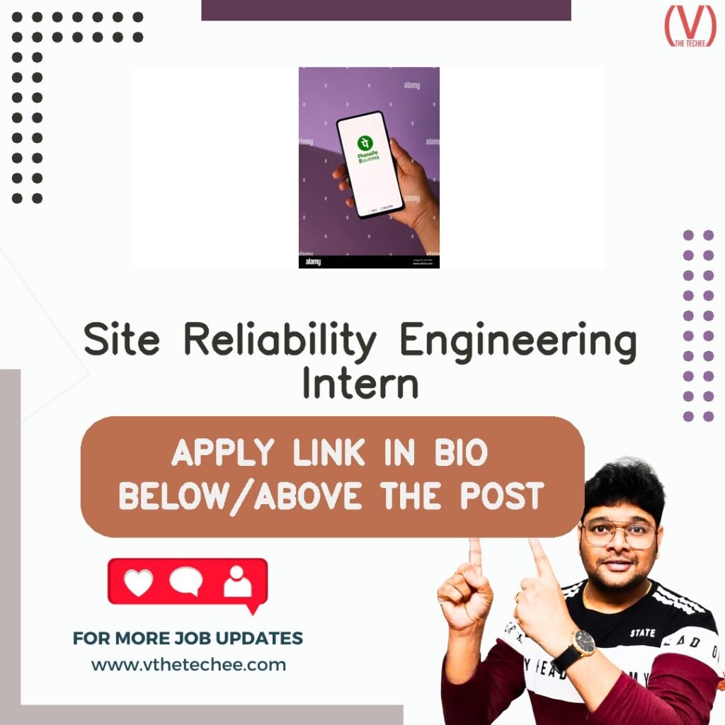 Site Reliability Engineering Intern at PhonePe
