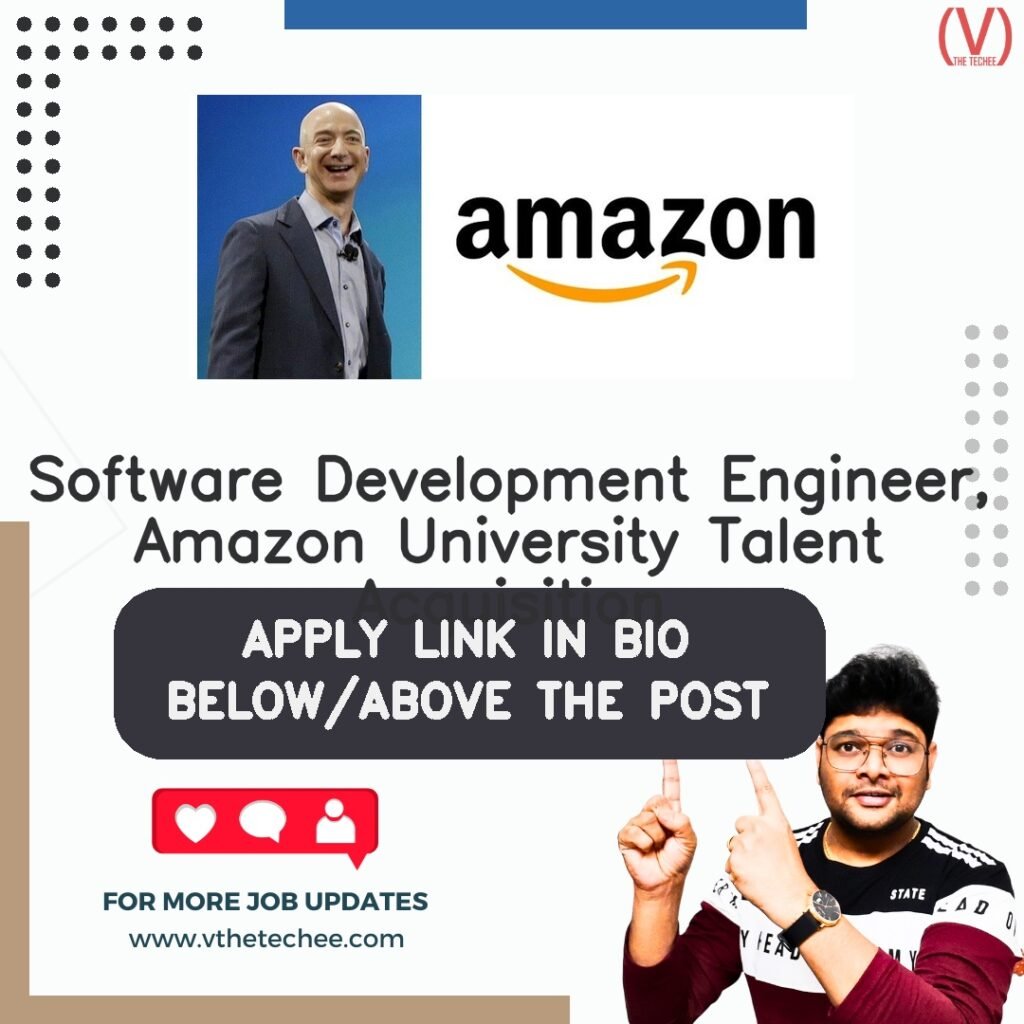 Software Development Engineer, Amazon University Talent Acquisition at Amazon