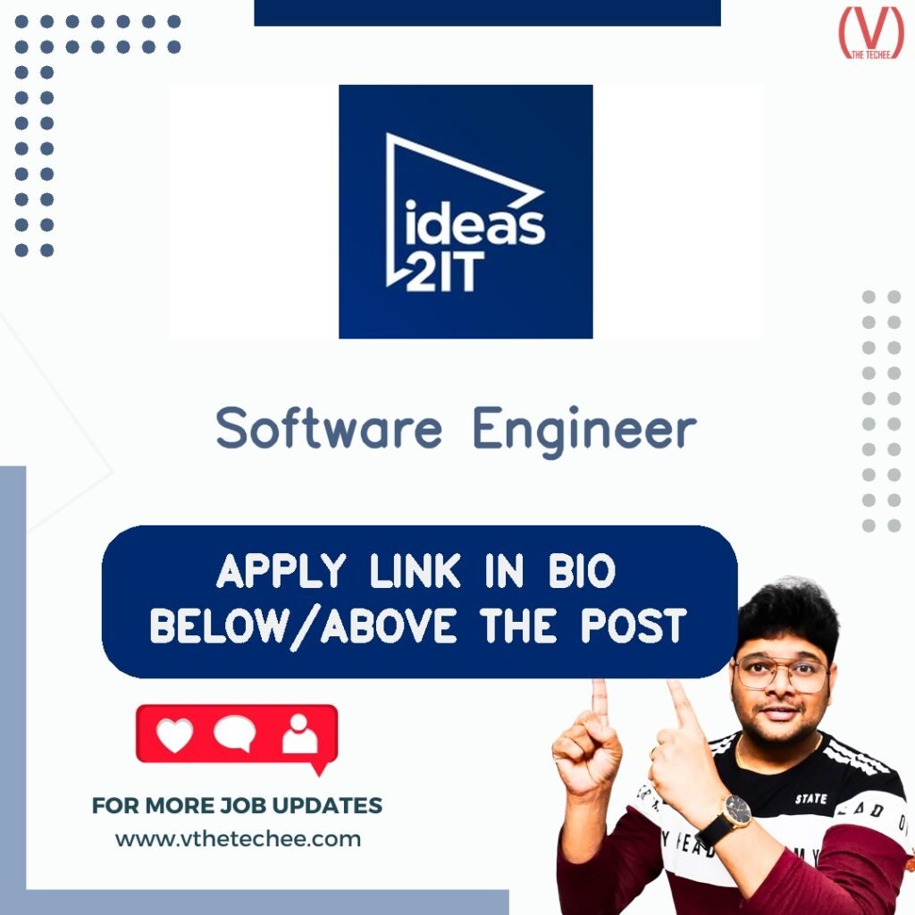 Software Engineer at Ideas2IT