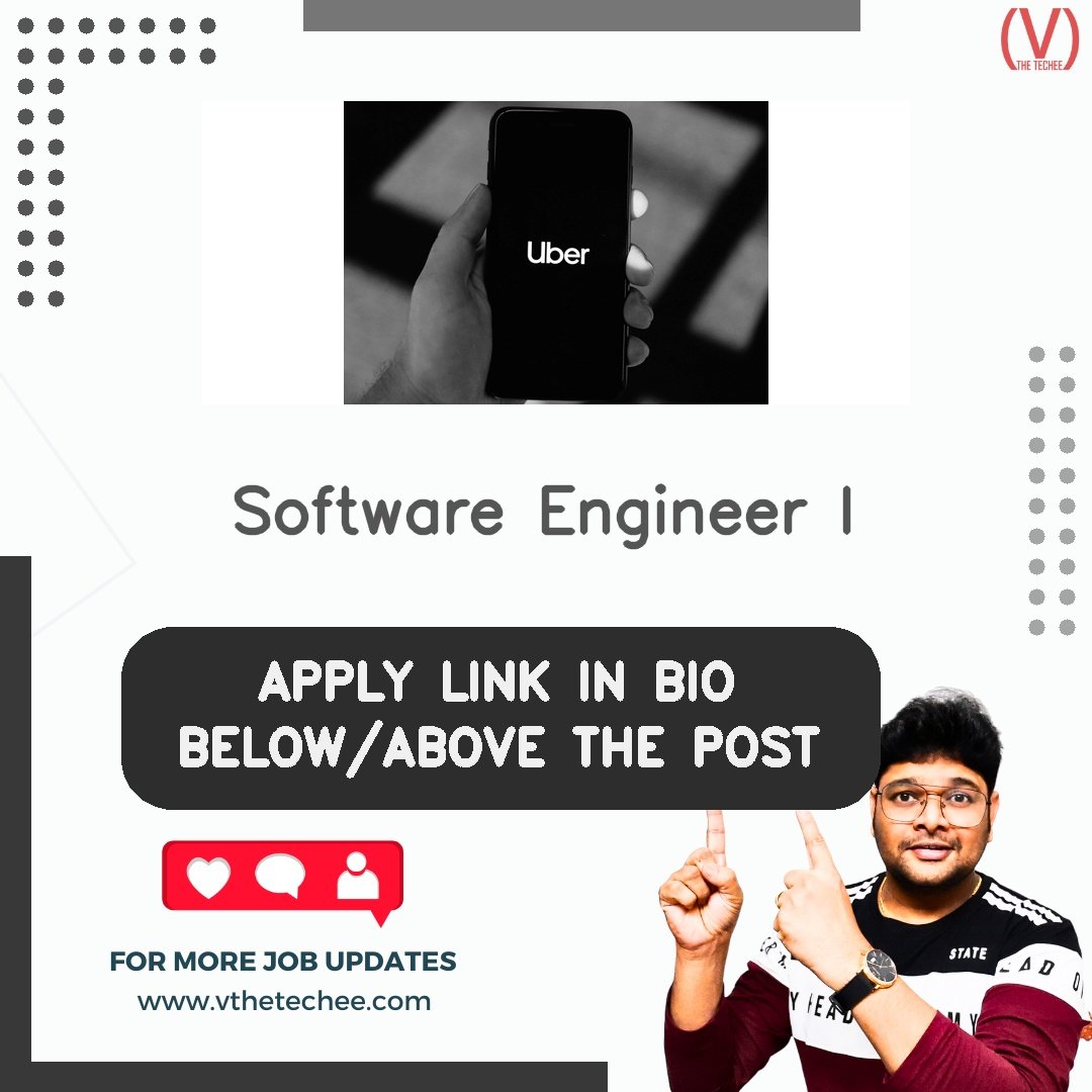 Uber hiring poster vthetecheejobs
