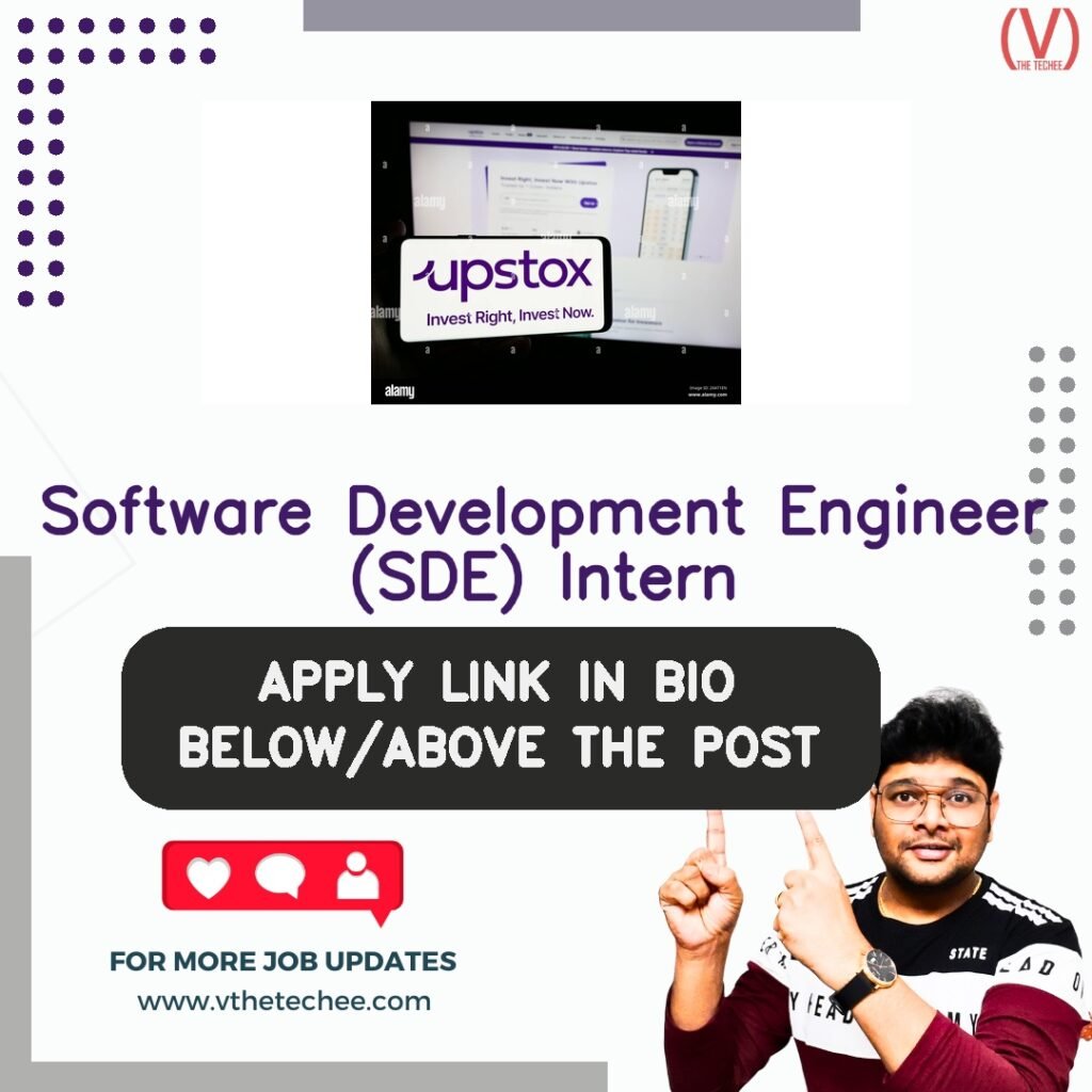 Software Development Engineer (SDE) Intern at Upstox