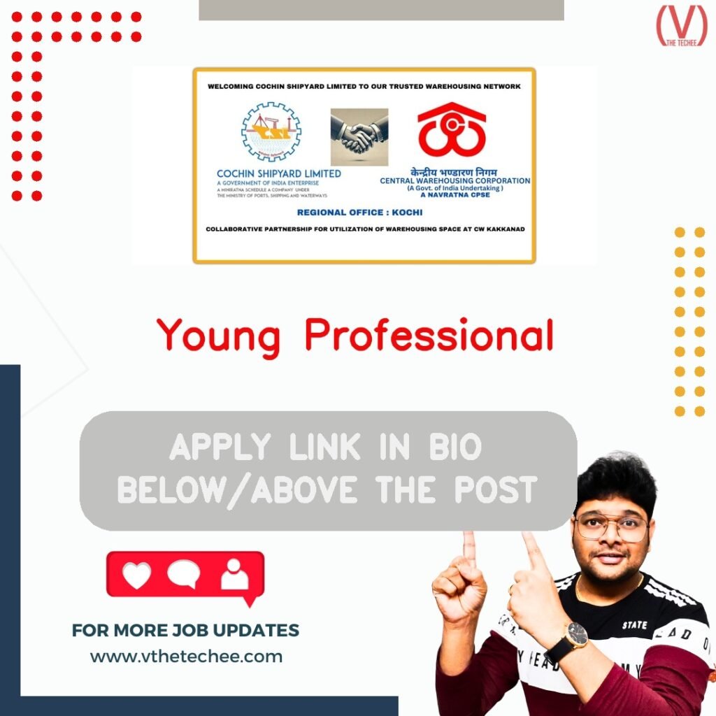 Young Professional at Central Warehousing Corporation (CWC)