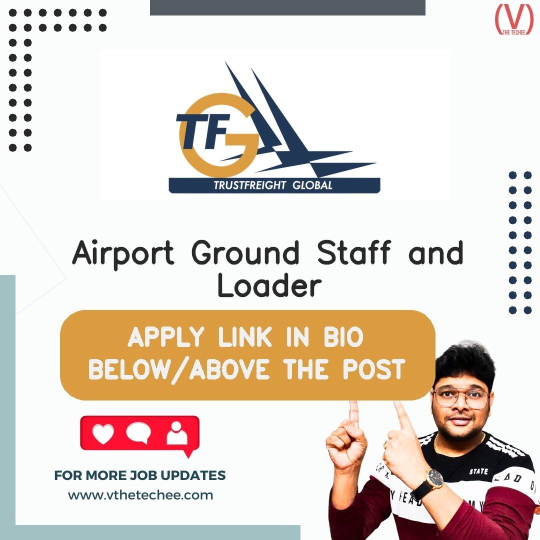 IGI Aviation Services hiring poster vthetecheejobs