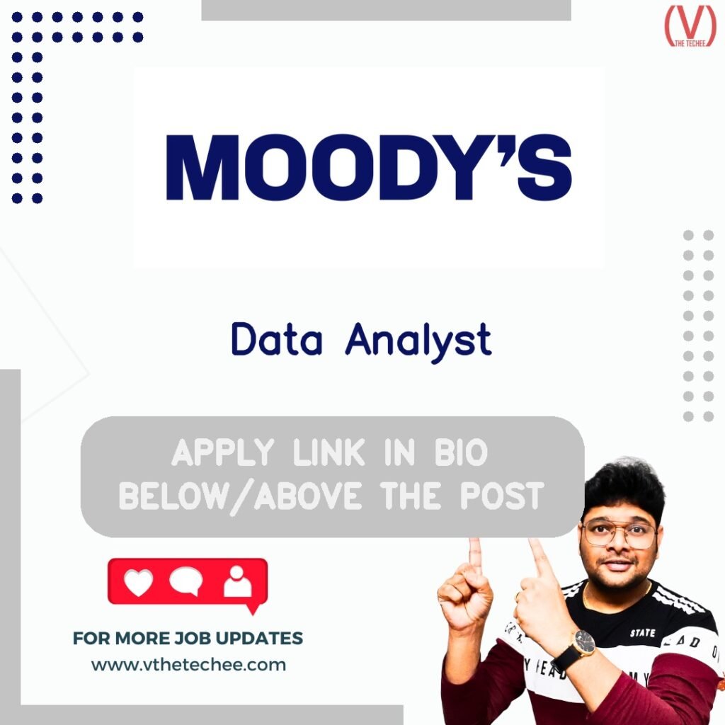 Data Analyst at Moody’s