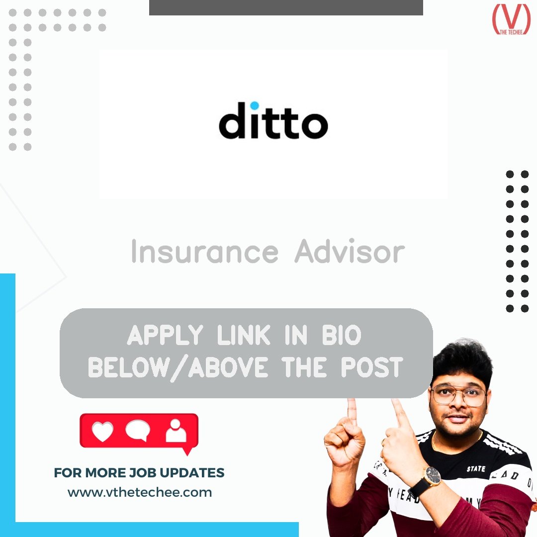 Ditto hiring poster vthetecheejobs