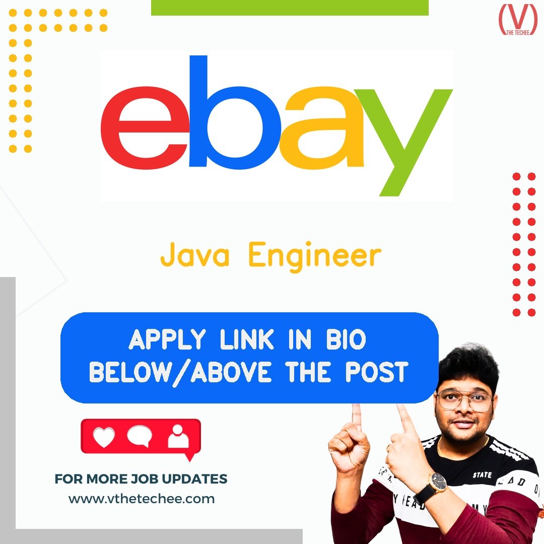 eBay hiring poster vthetecheejobs
