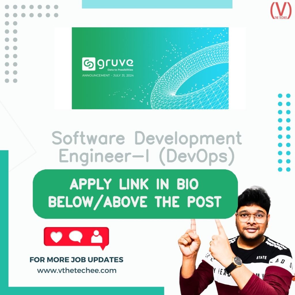 Software Development Engineer-I (DevOps) at Gruve