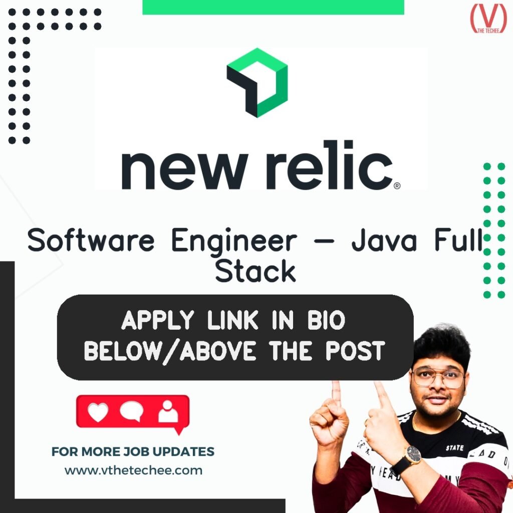 Software Engineer - Java Full Stack at New Relic
