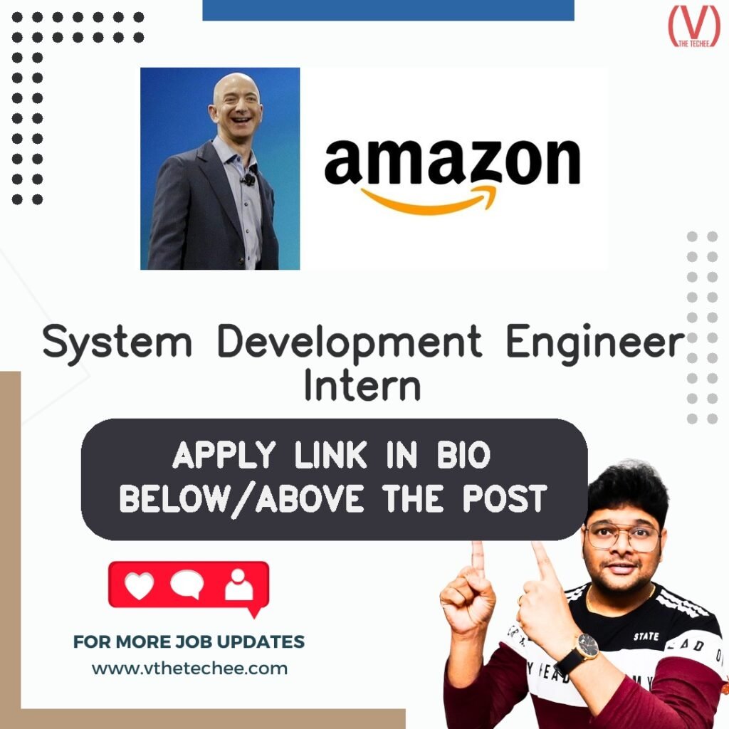 System Development Engineer Intern at Amazon