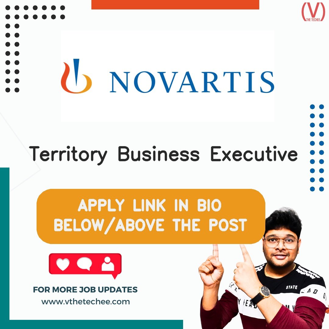Novartis hiring poster vthetecheejobs