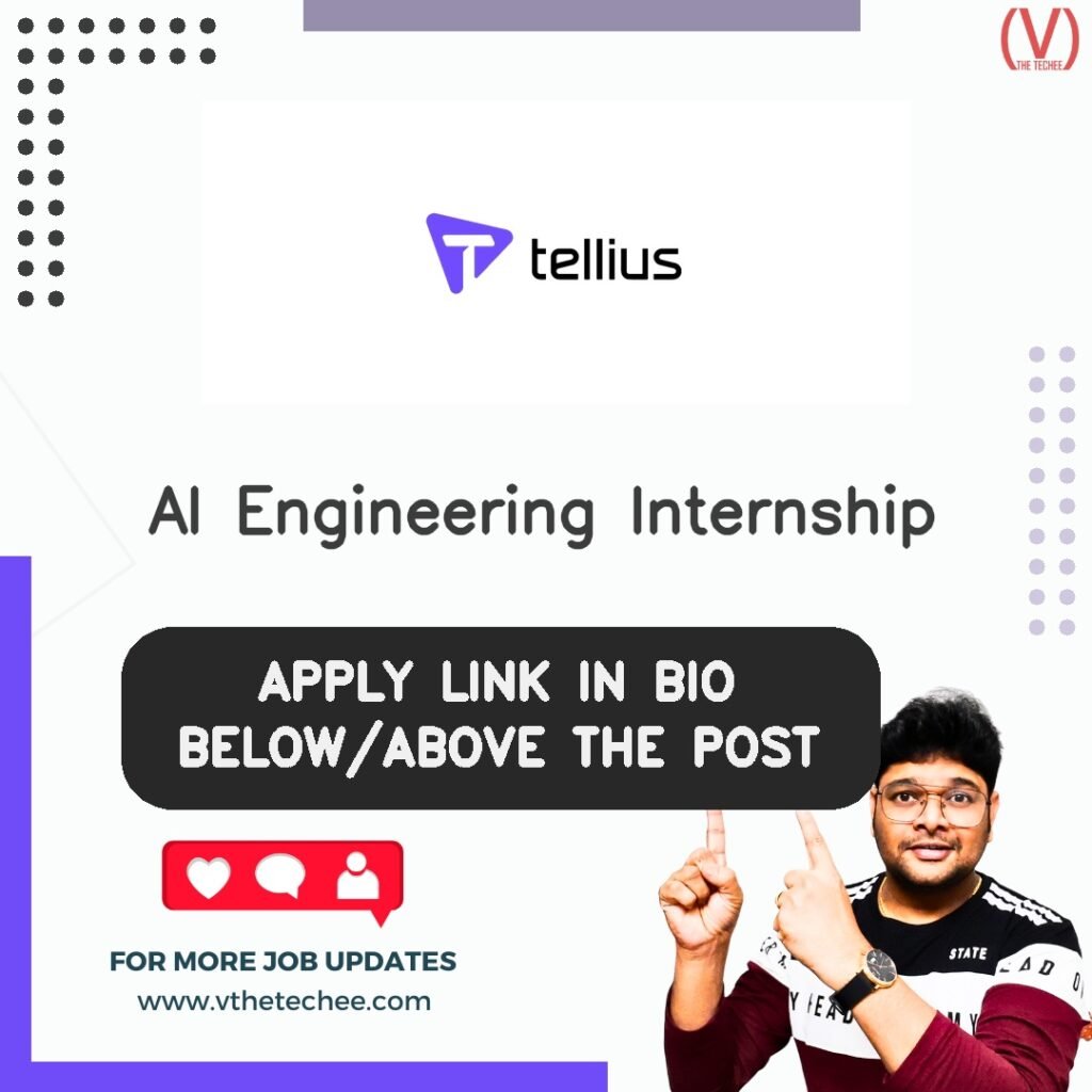 AI Engineering Internship at Tellius