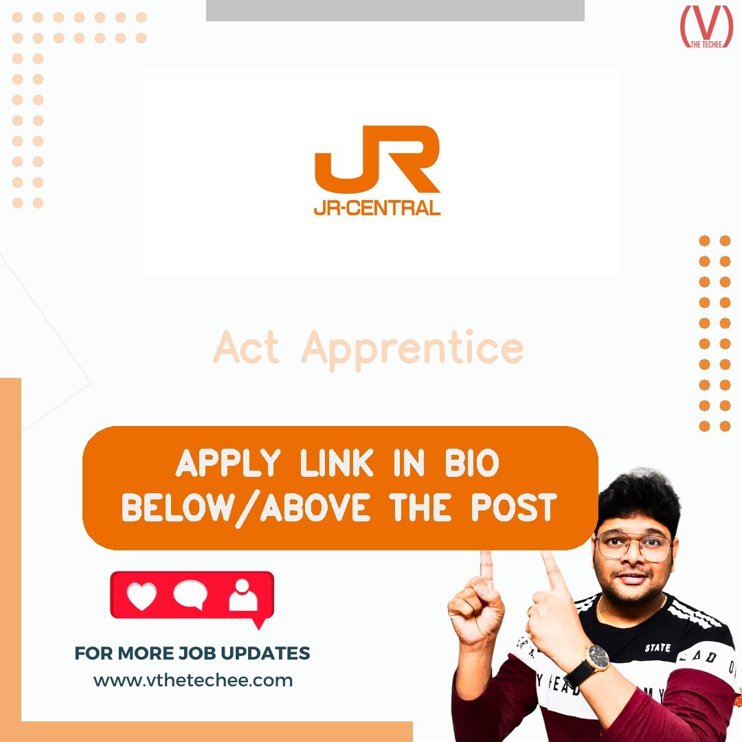 Central Railway hiring poster vthetecheejobs