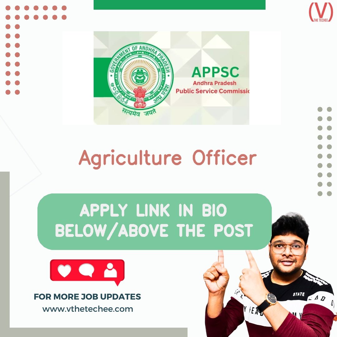 ANDHRA PRADESH PUBLIC SERVICE COMMISSION::VIJAYAWADA hiring poster vthetecheejobs