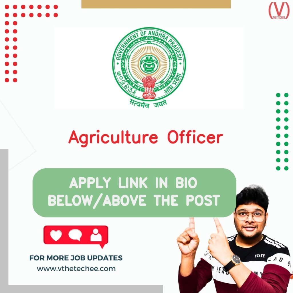 Agriculture Officer at Andhra Pradesh Public Service Commission (APPSC)
