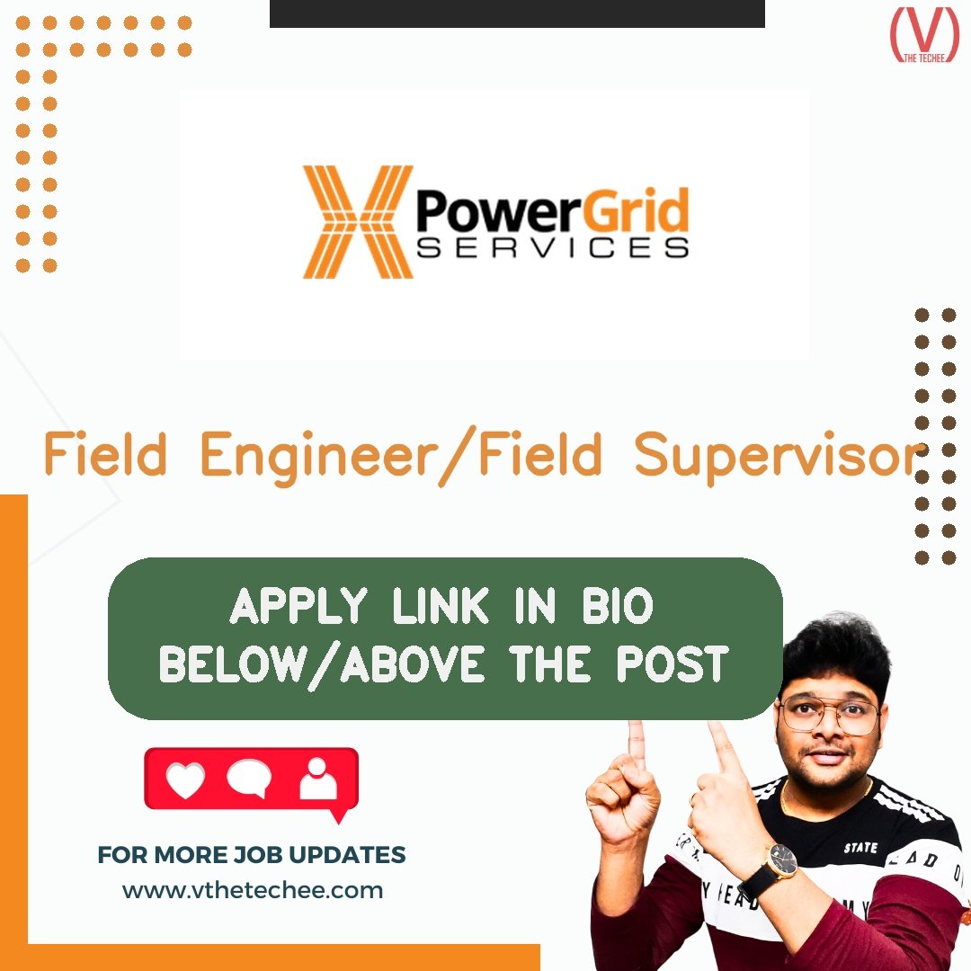 POWERGRID hiring poster vthetecheejobs
