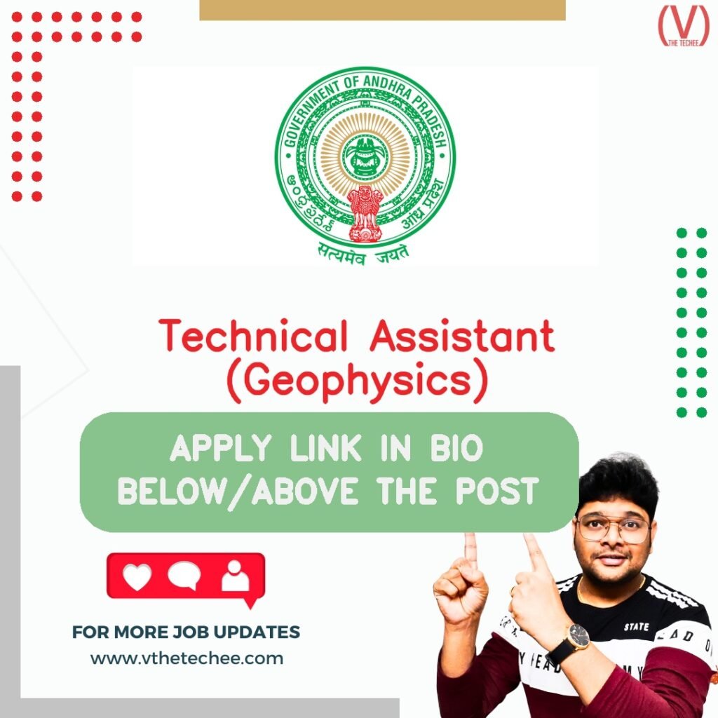 Technical Assistant (Geophysics) at Andhra Pradesh Public Service Commission (APPSC)