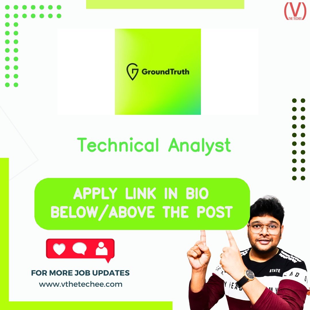 GroundTruth hiring poster vthetecheejobs