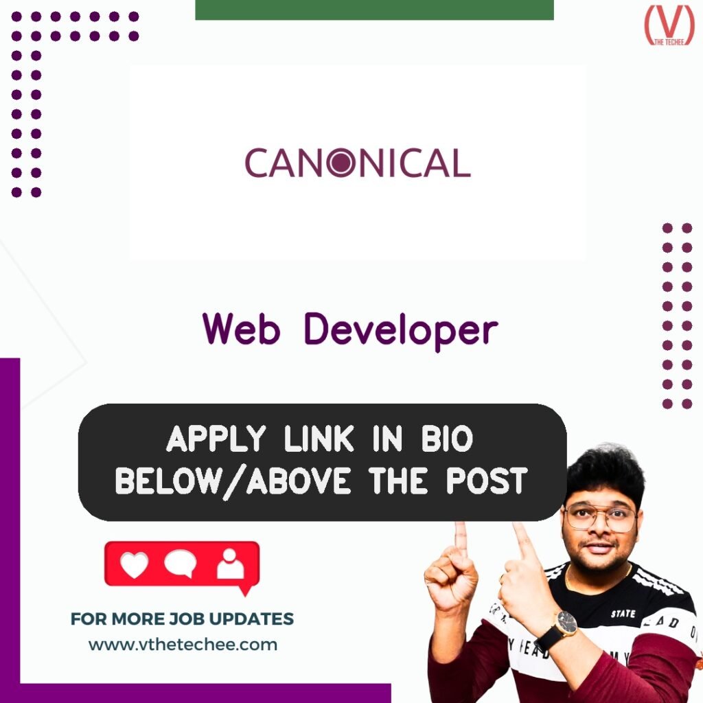 Web Developer at Canonical