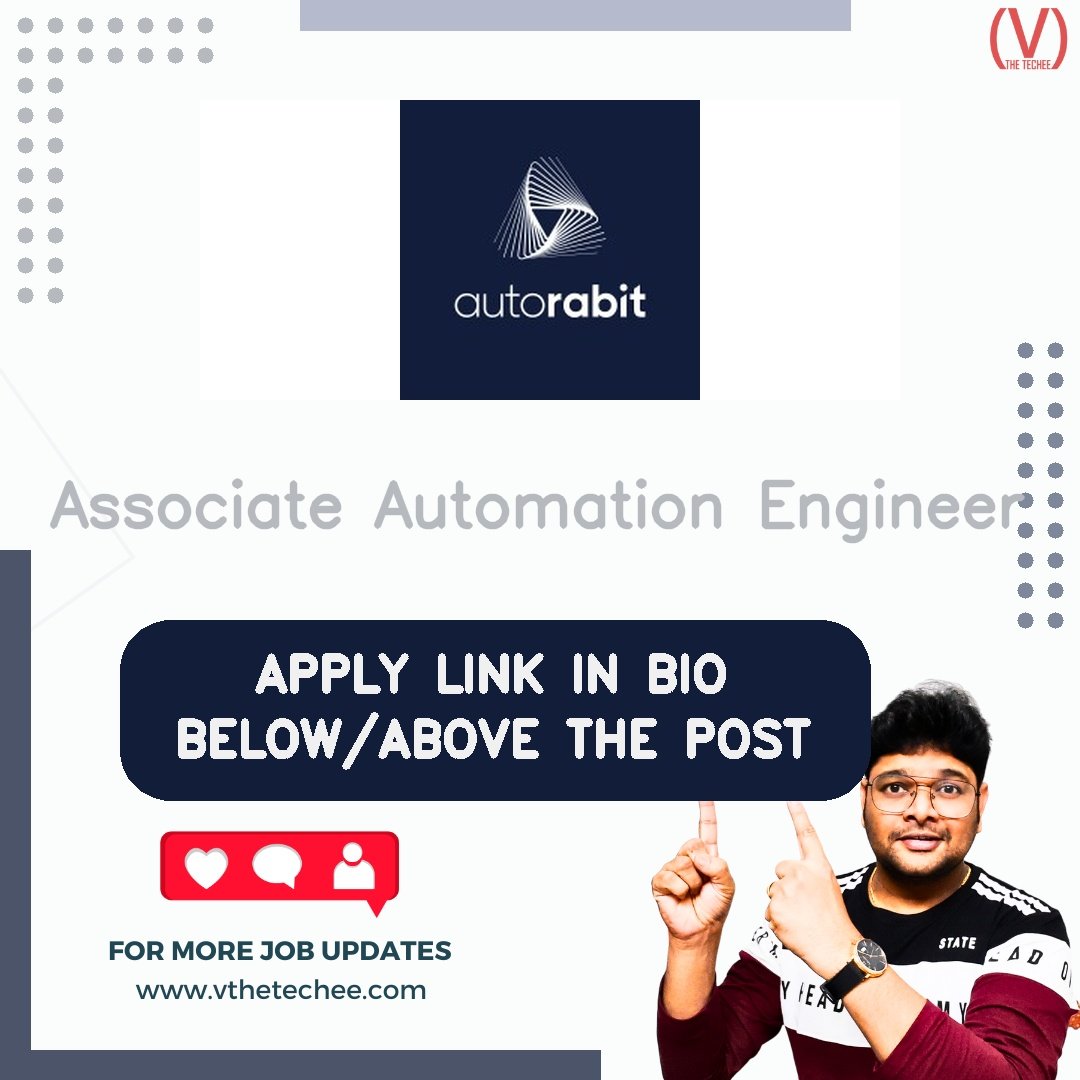 AutoRABIT hiring poster vthetecheejobs