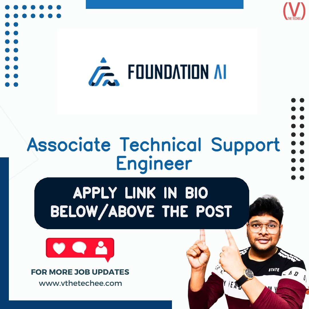 Foundation AI hiring poster vthetecheejobs