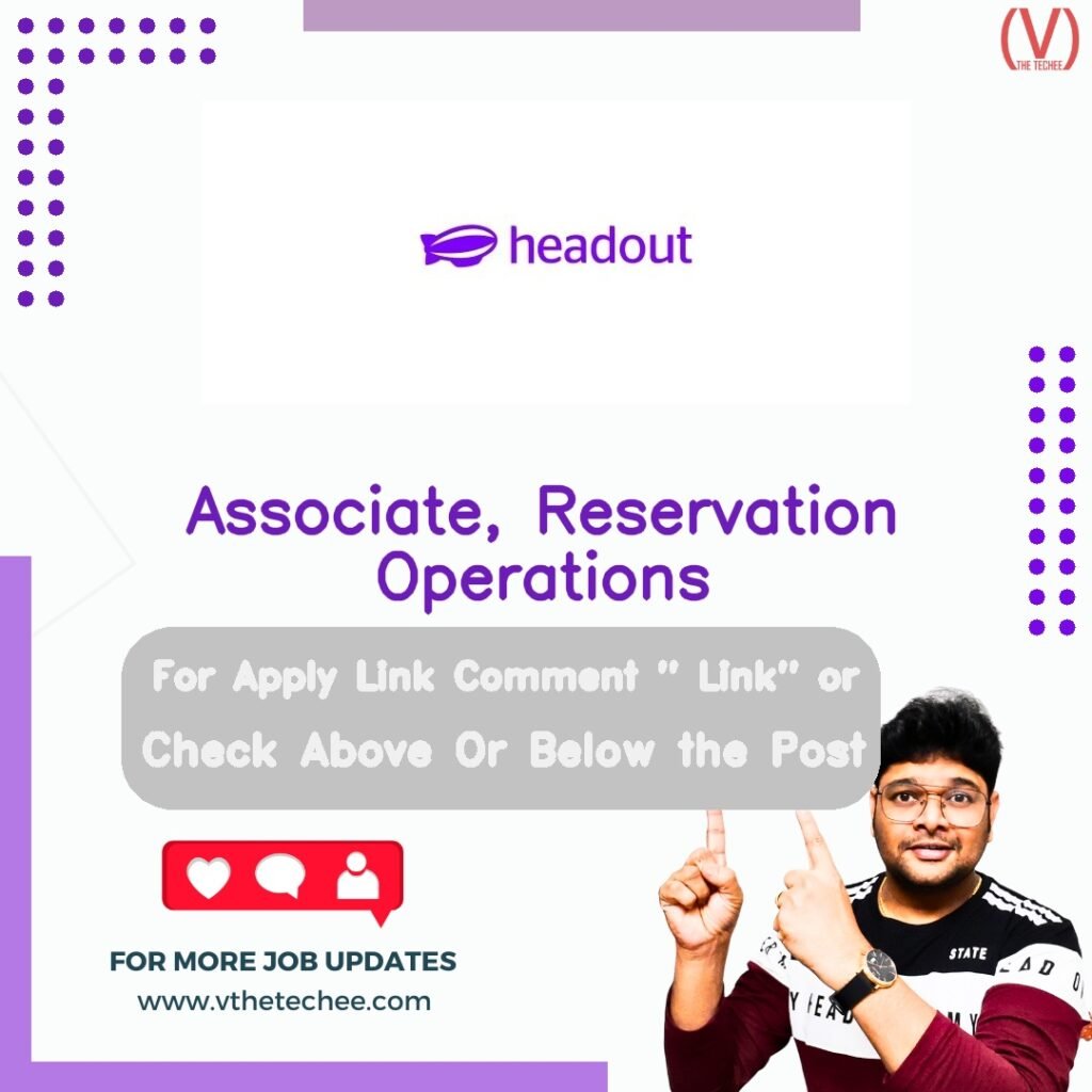 Headout is hiring for Associate, Reservation Operations | Apply Now! 3 Associate, Reservation Operations at Headout