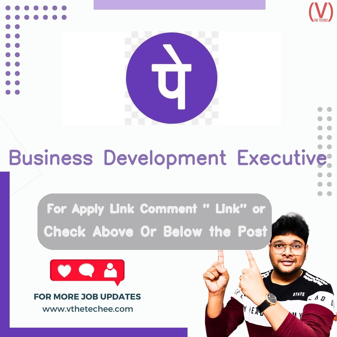 PhonePe hiring poster vthetecheejobs