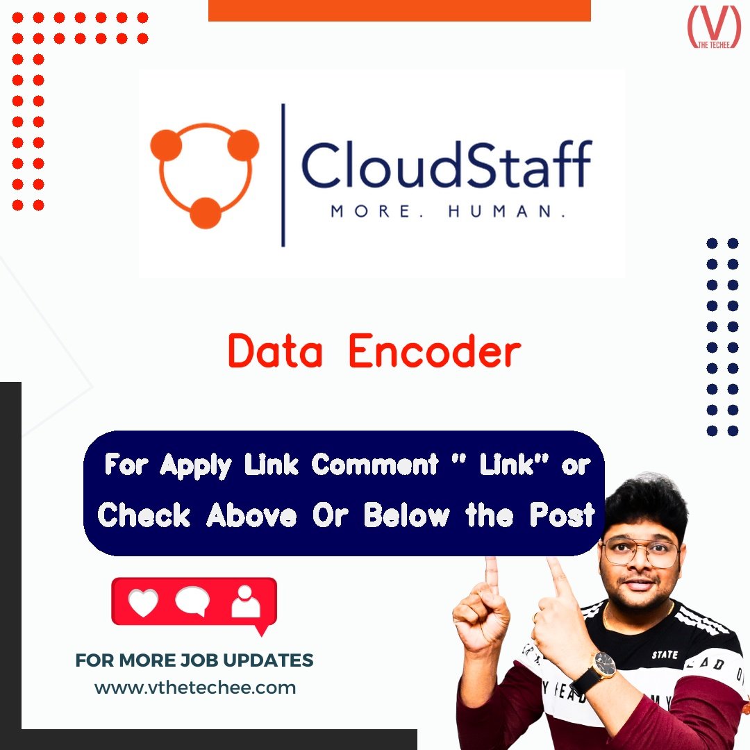 Cloudstaff hiring poster vthetecheejobs
