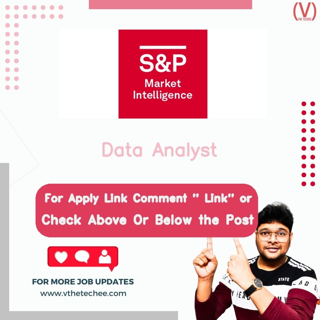 Data Analyst at S&P Global Market Intelligence