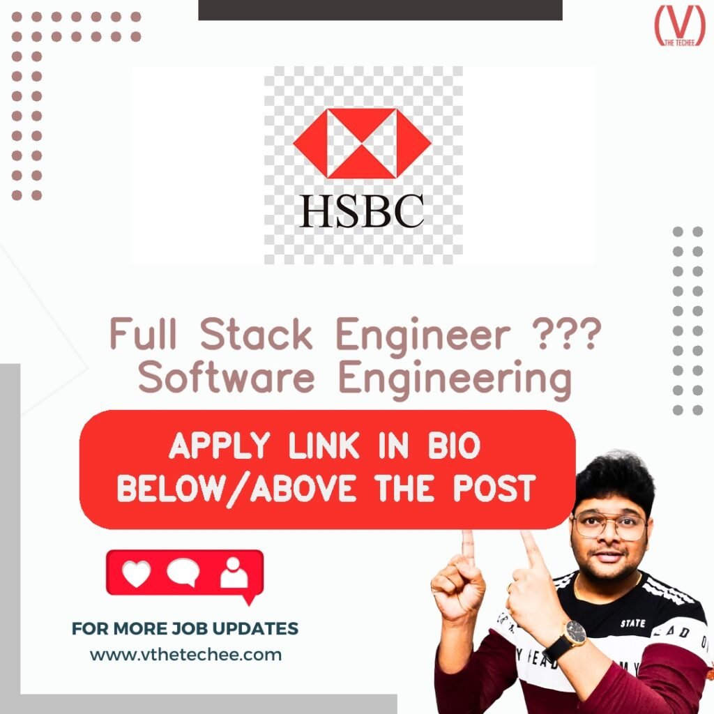 Full Stack Engineer – Software Engineering at HSBC
