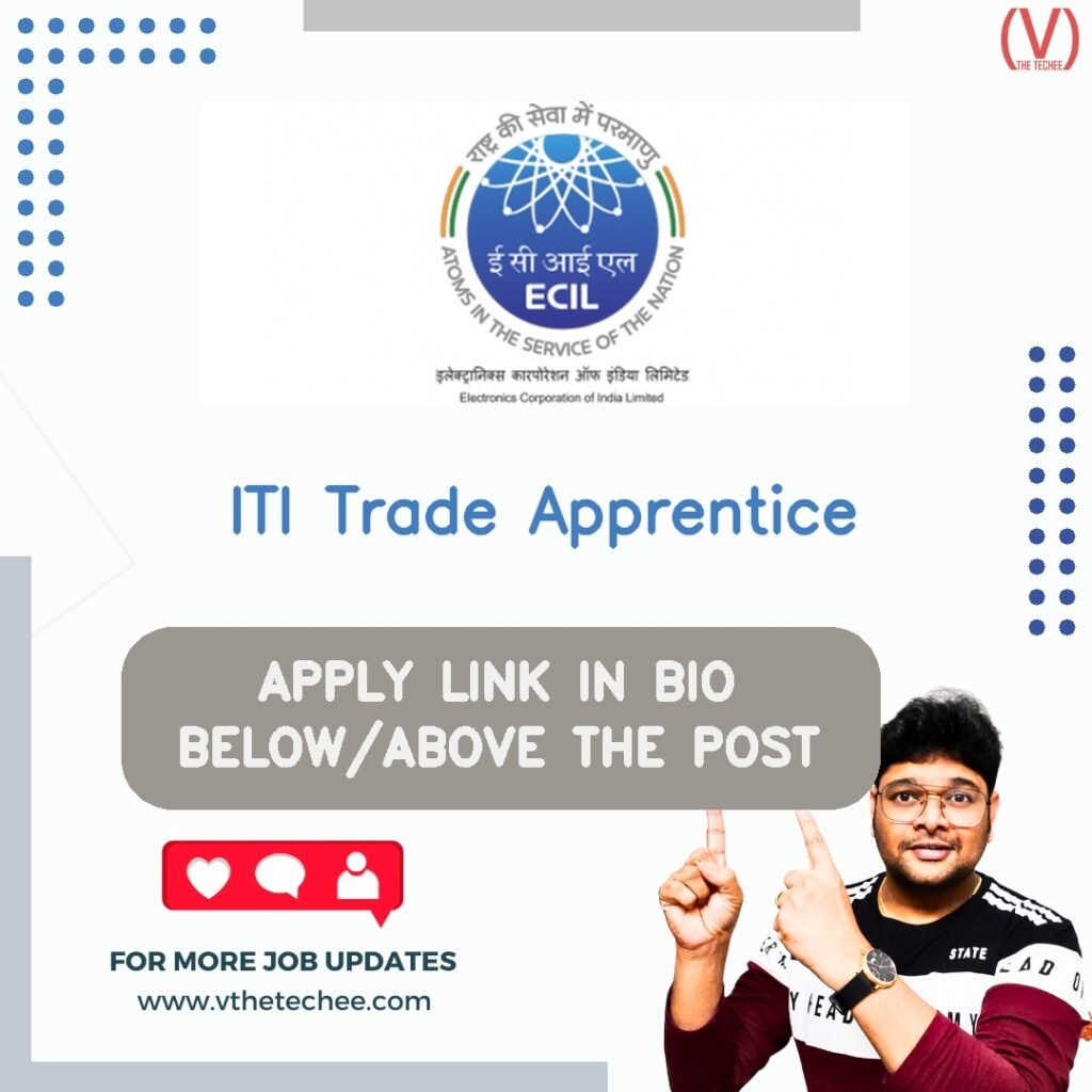 ITI Trade Apprentice at Electronics Corporation of India Limited (ECIL)