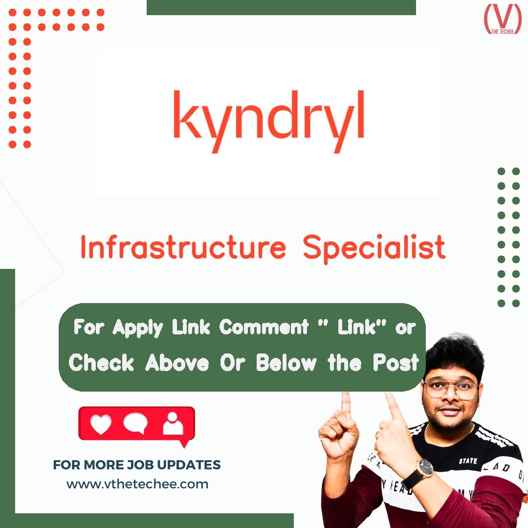 Kyndryl hiring poster vthetecheejobs