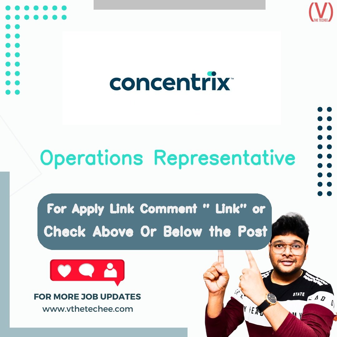 Concentrix hiring poster vthetecheejobs