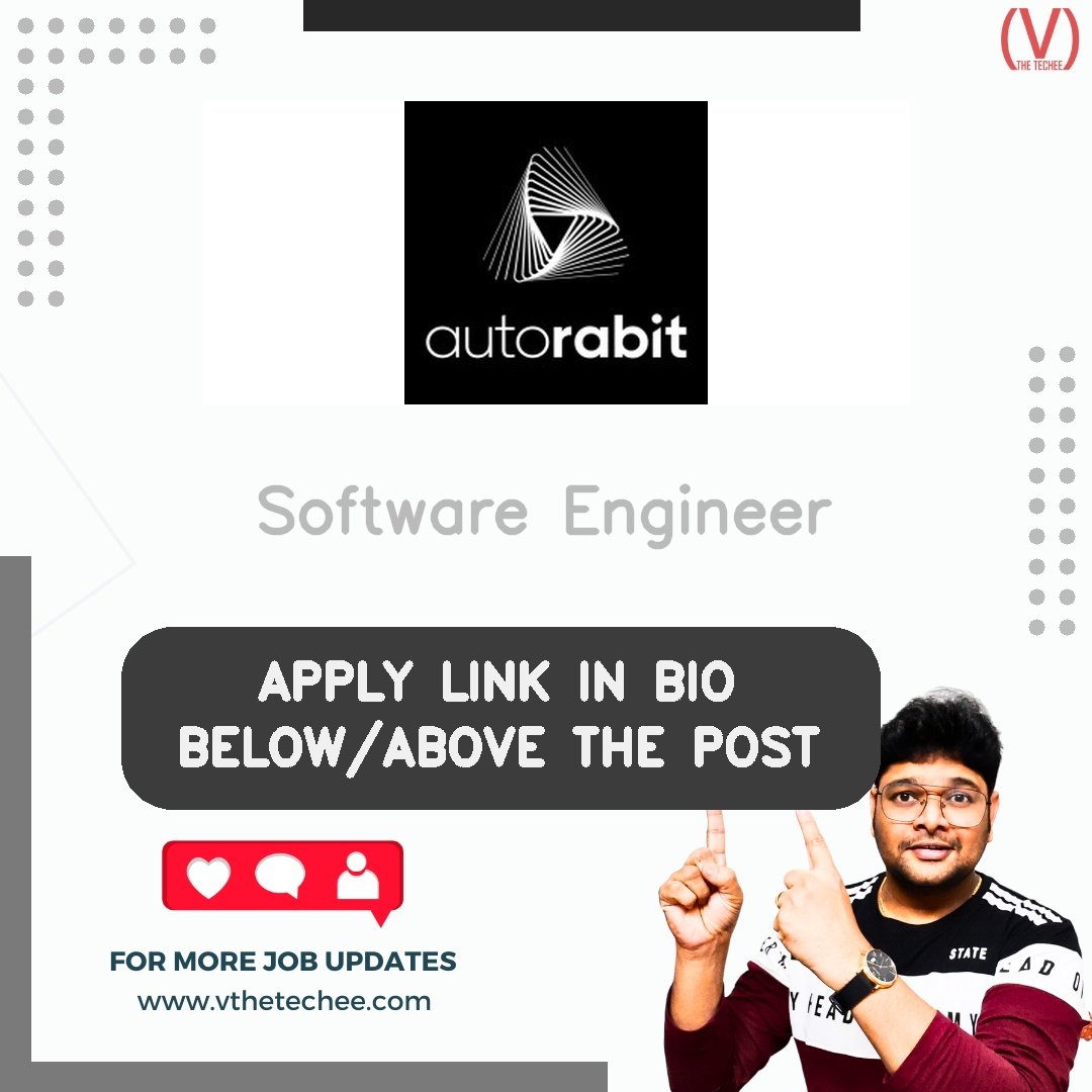 AutoRABIT Holding Inc. hiring poster vthetecheejobs
