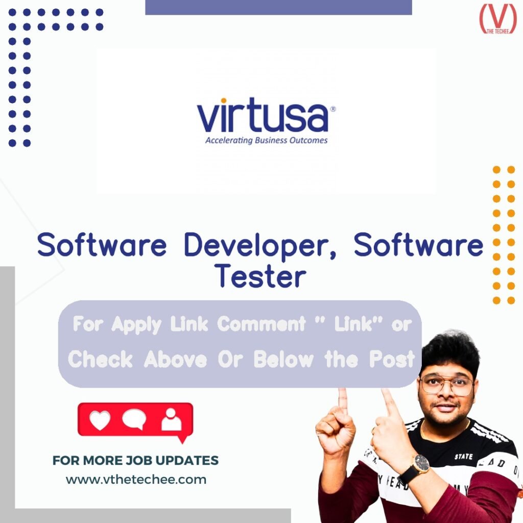 Software Developer, Software Tester at Virtusa
