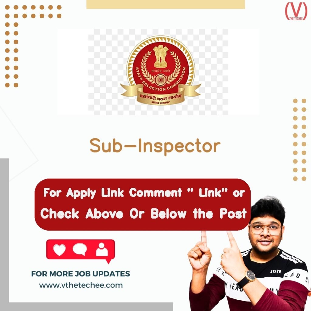 Sub-Inspector at Staff Selection Commission (SSC)