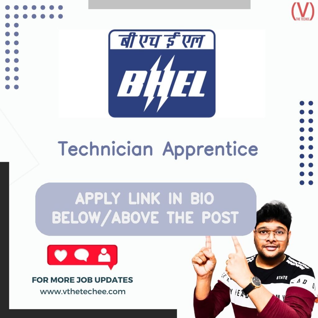 Technician Apprentice at Bharat Heavy Electricals Limited (BHEL)